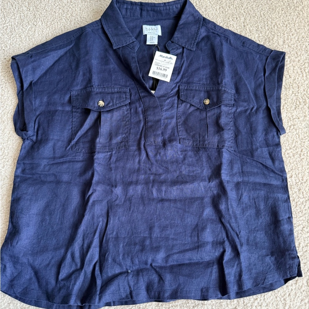 Blue Linen Shirt